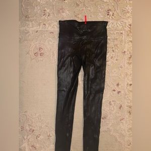 SPANX leather leggings!